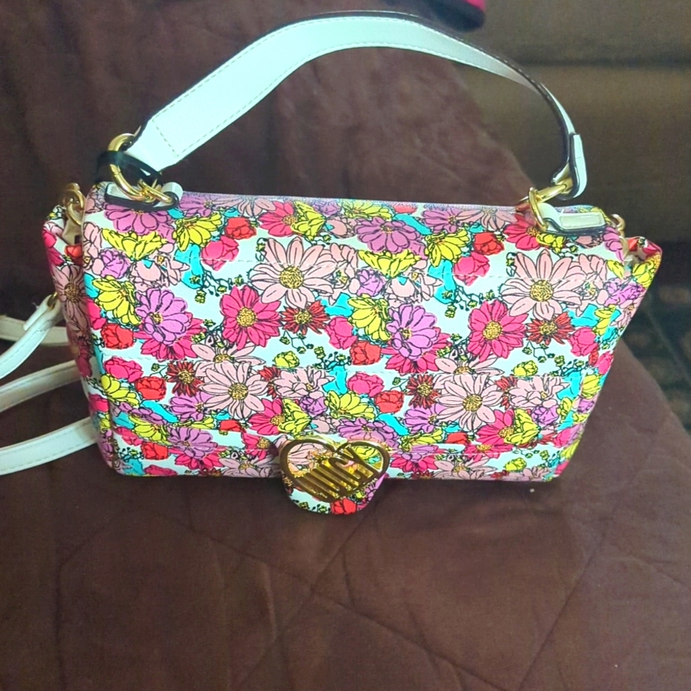 NWT Juicy Couture Garden Floral Flap Crossbody Purse